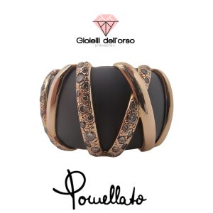 Anello pomellato titanio