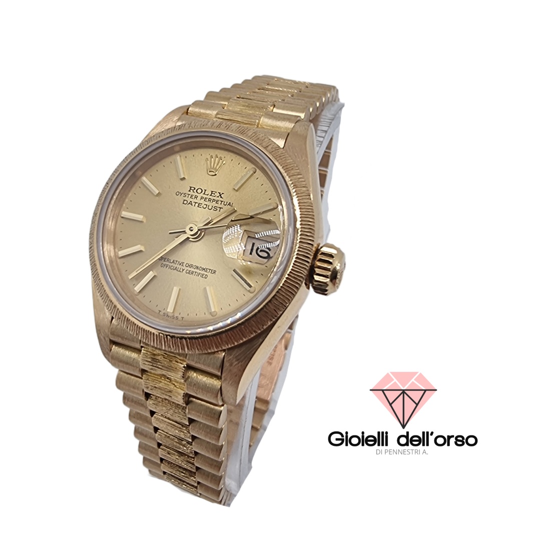 rolex lady datejust oro usato