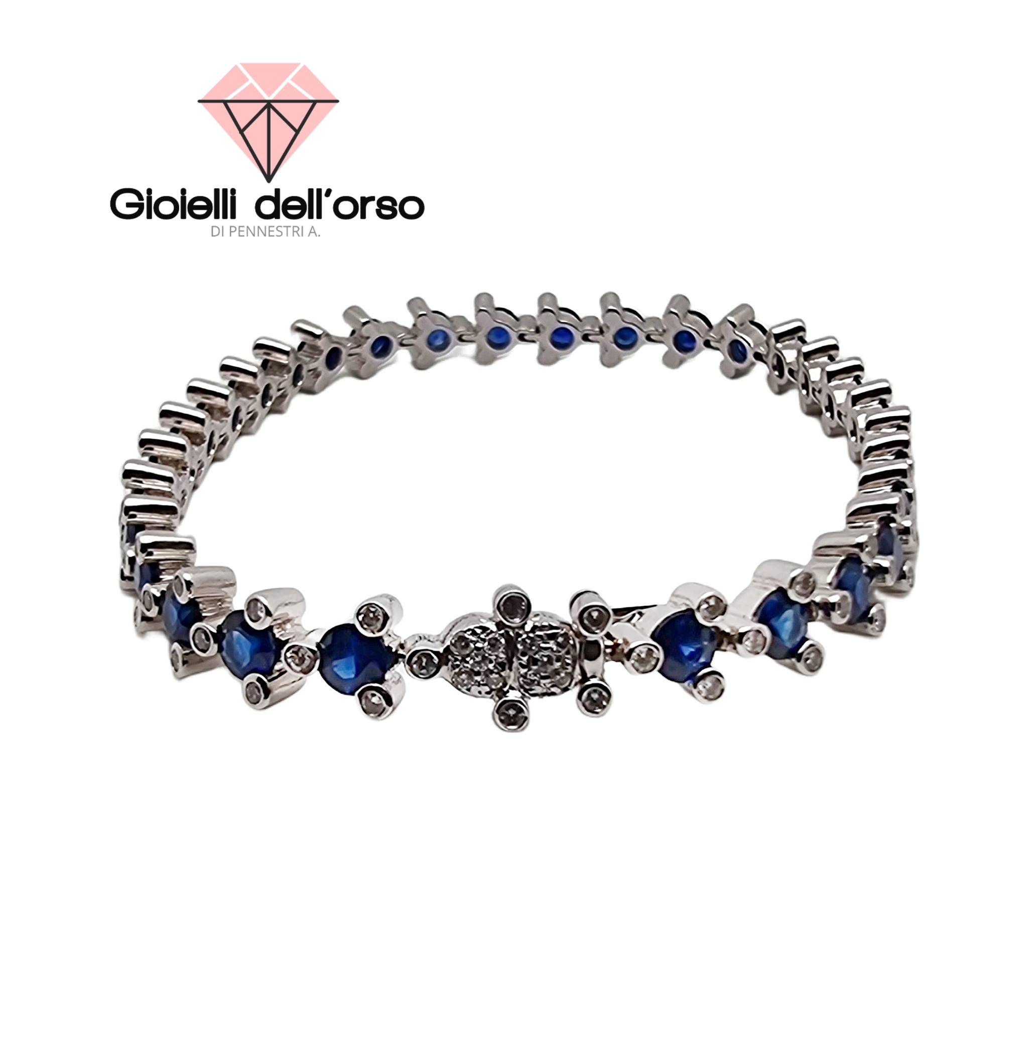 Bracciale Tennis Zaffiri usato