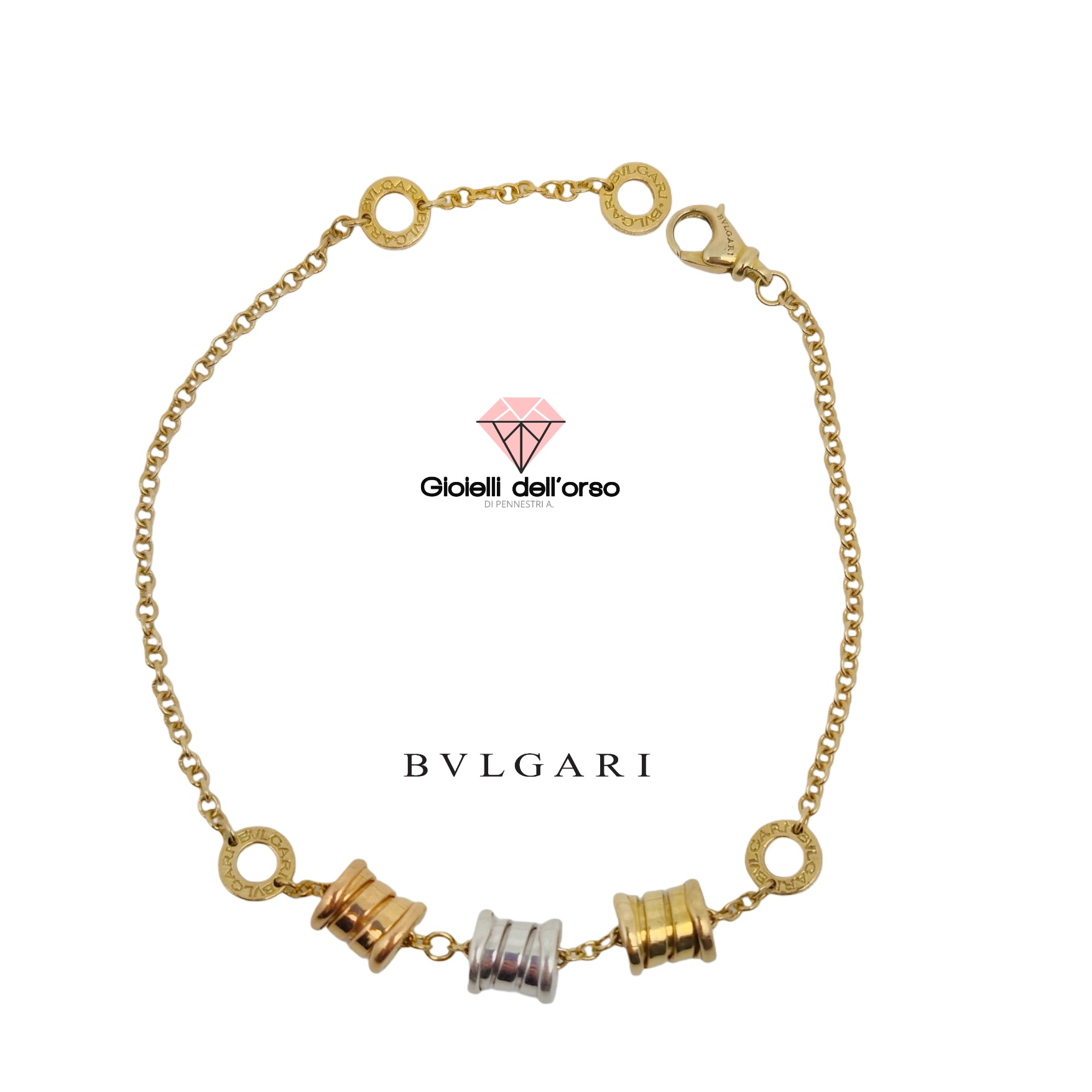 bracciale bulgari b.zero1 usato