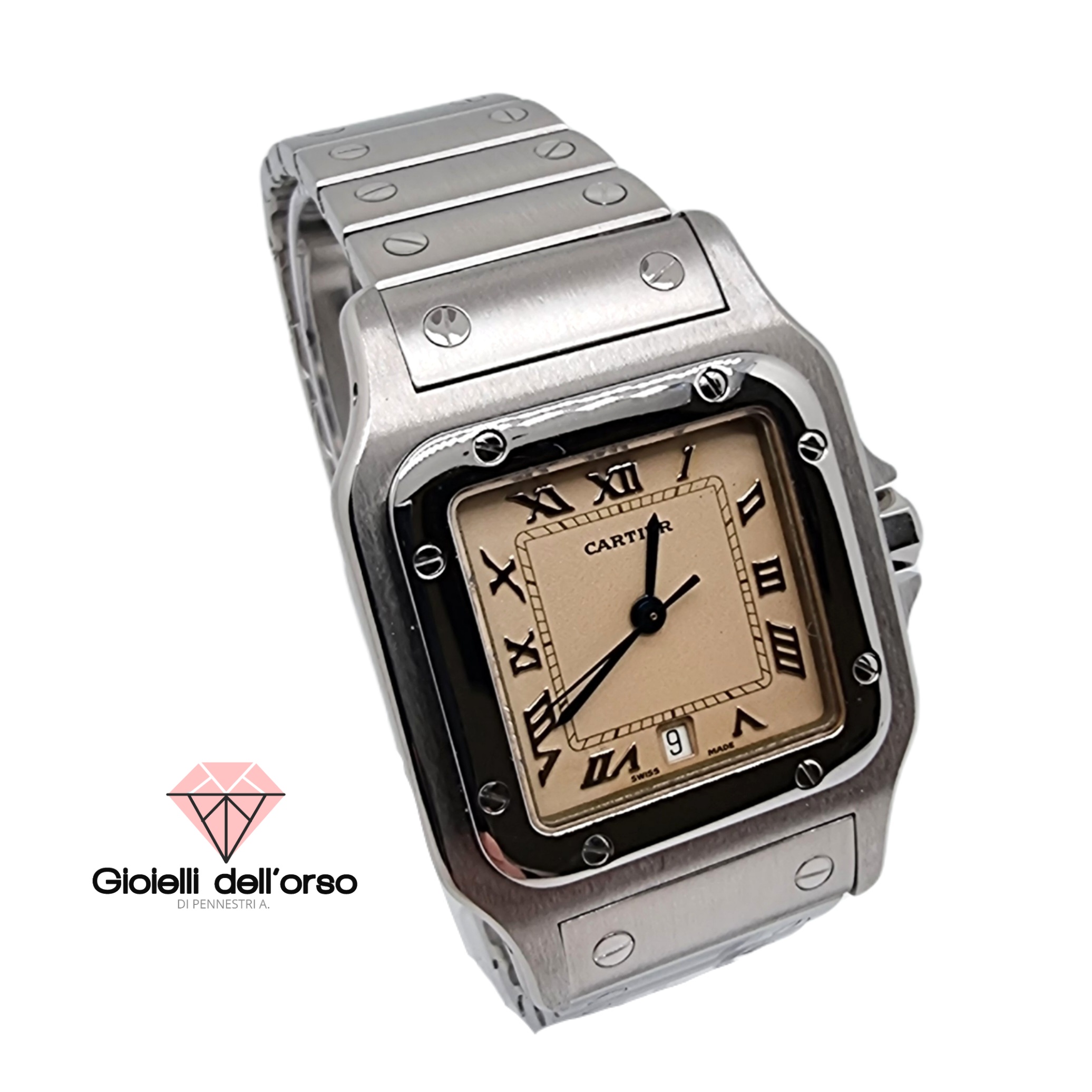 cartier santos galbee usato